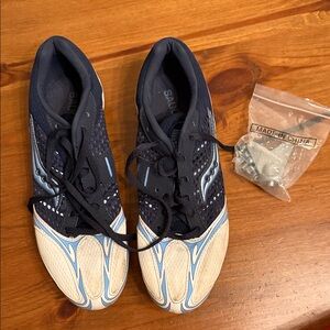 Saucony Navy and Cream Running Shoes